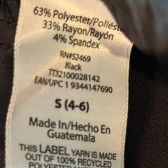 2 PAIRS Time & And Tru Black Dress Pants / Slacks - SIZE SMALL - Picture 13 of 15